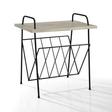 Crosley Wiltshire Turntable Stand - White Wash Wood